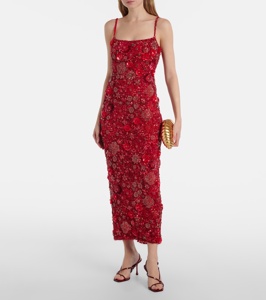  Rachel Gilbert Rachel Gilbert Verziertes Cocktailkleid Francesca 