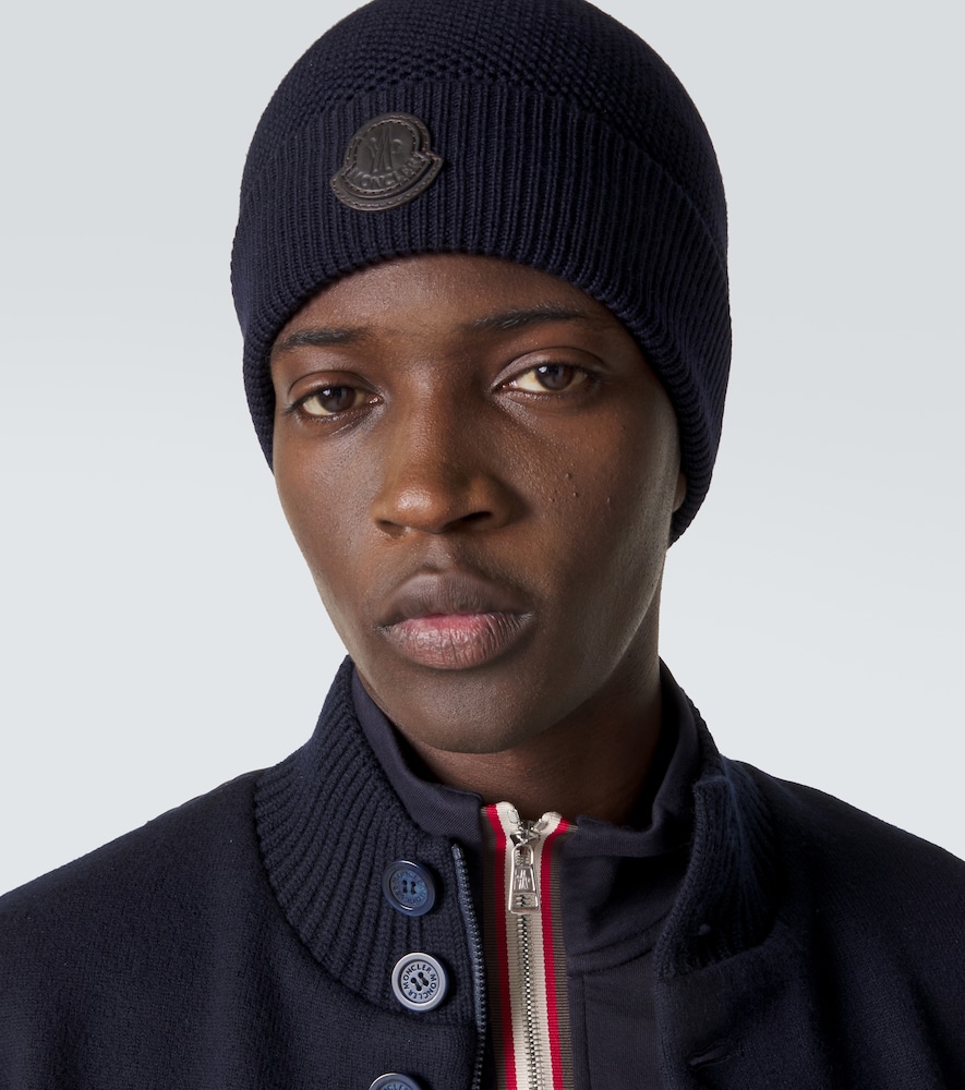  Moncler Moncler Mütze Aus Schurwolle 