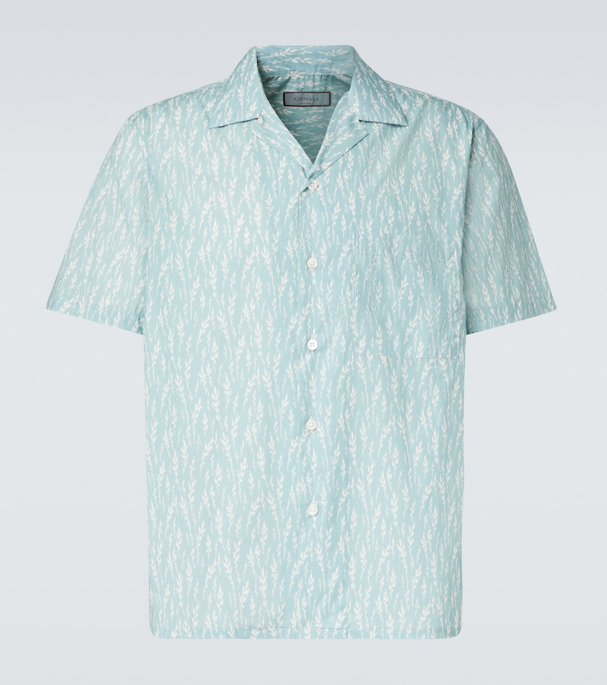 Canali Chemise imprime en coton mlang 195 €