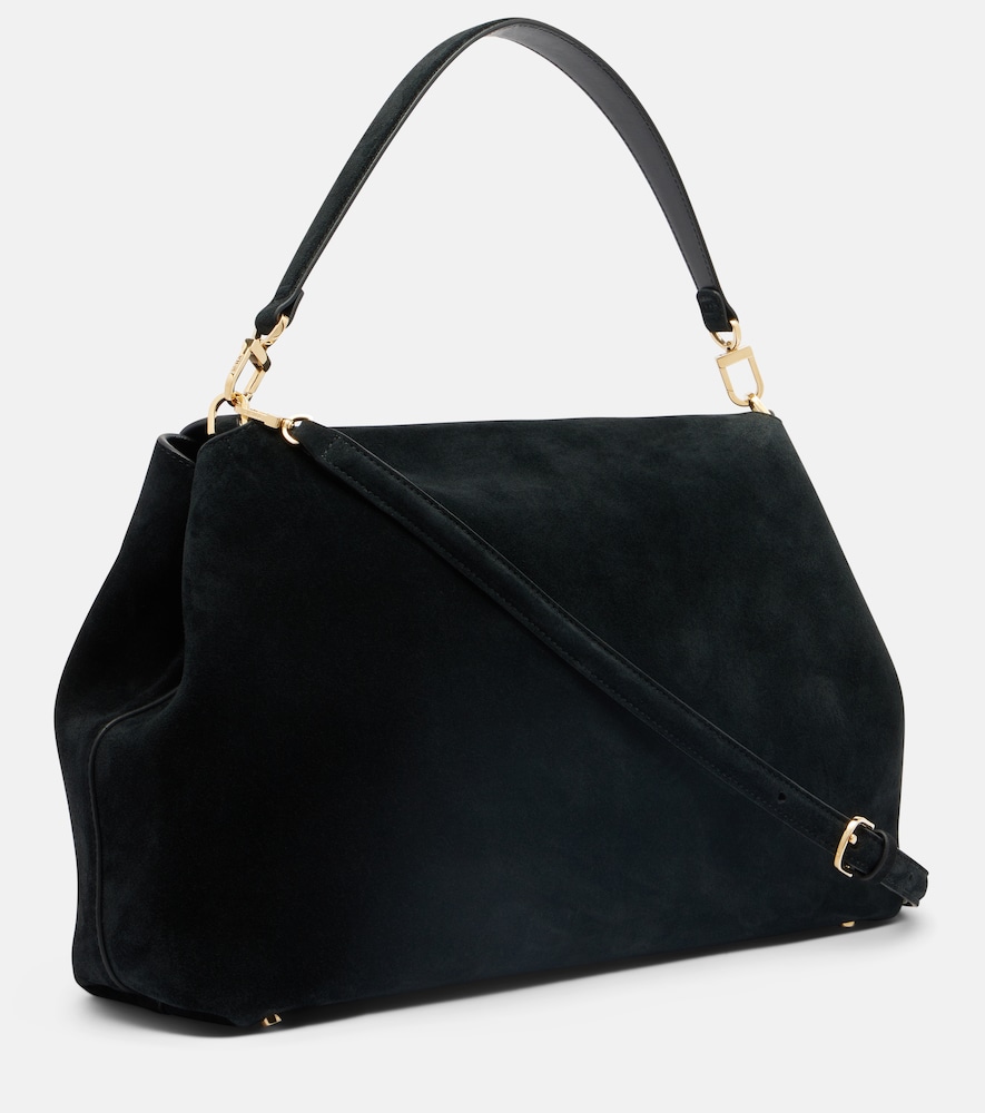  Toteme Toteme Schultertasche T-lock Aus Veloursleder 