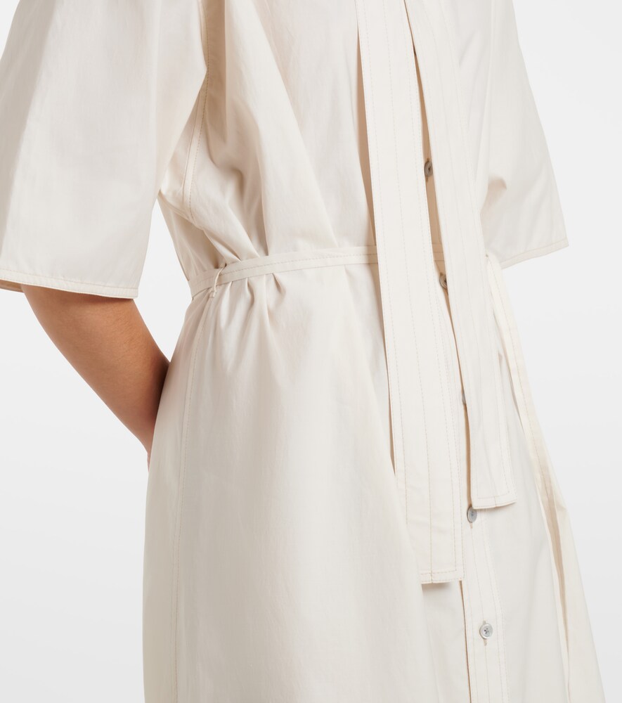  Lemaire Lemaire Hemdblusenkleid Aus Baumwolle Und Seide 