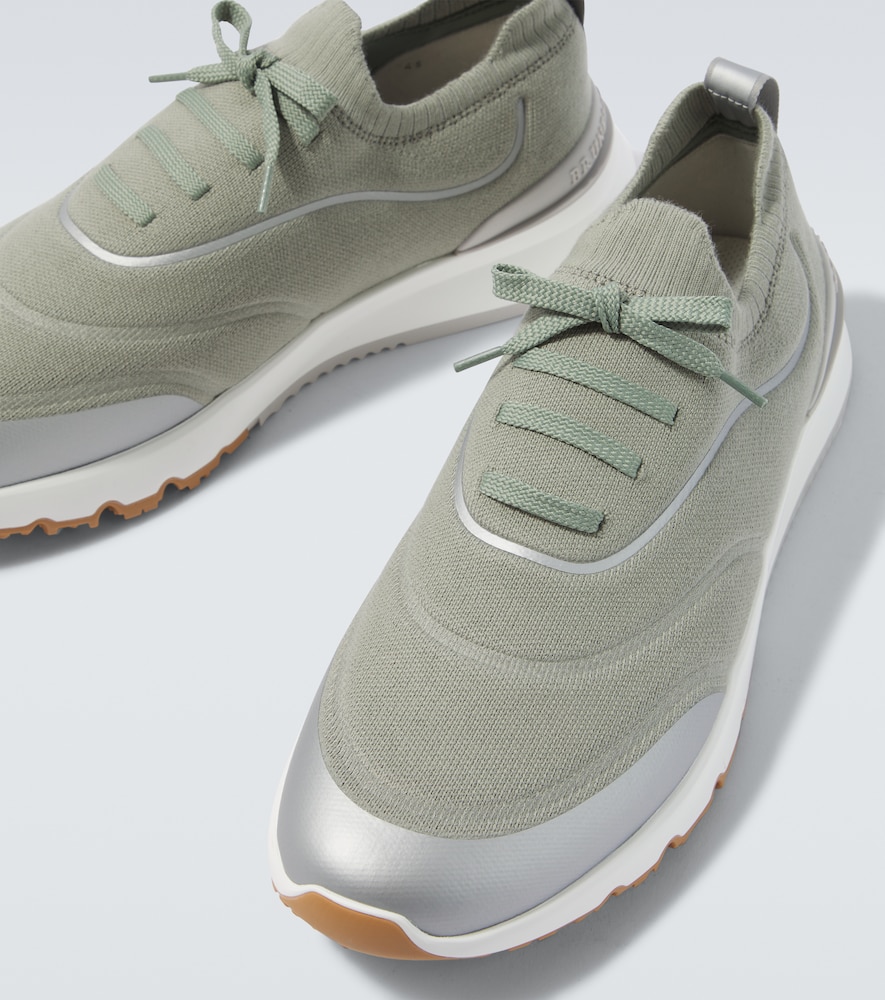  Brunello Cucinelli Brunello Cucinelli Sneakers Aus Strick 