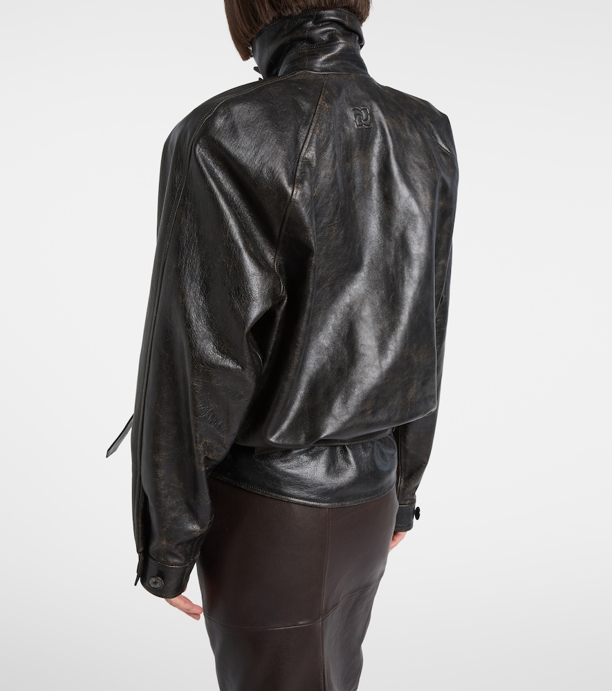  Magda Butrym Magda Butrym Belted Leather Jacket 