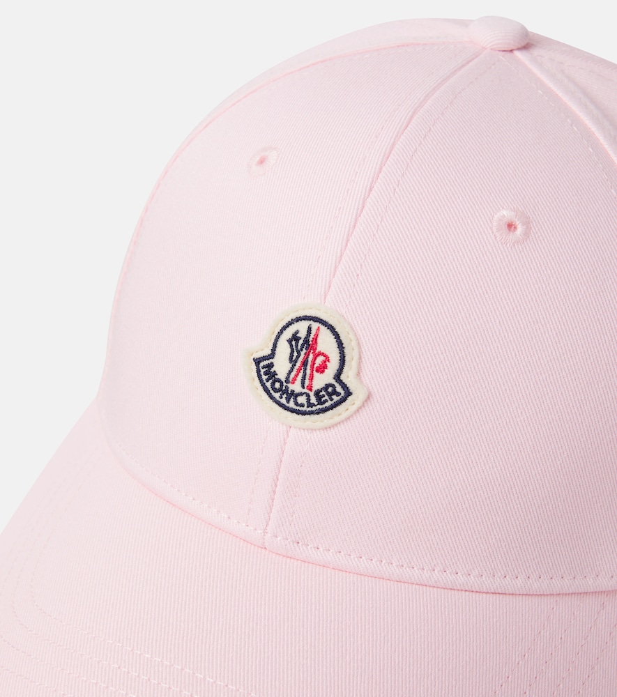  Moncler Enfant Moncler Enfant Logo Cotton Canvas Baseball Cap 