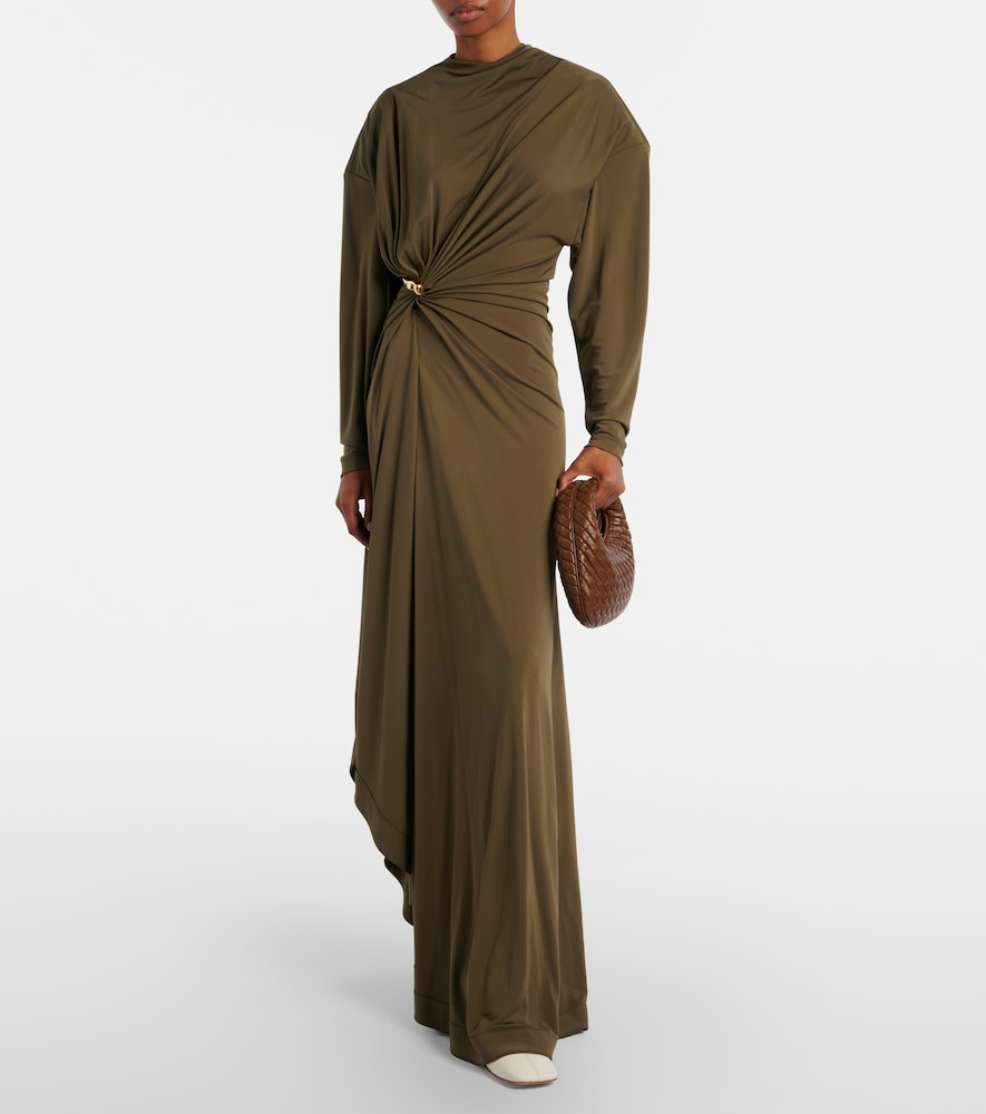 Bottega Veneta Bottega Veneta Maxikleid Aus Jersey 