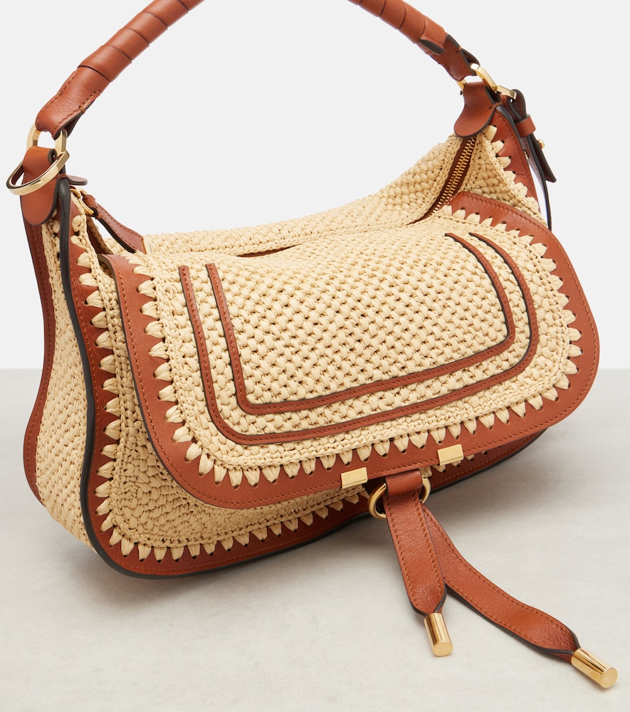  Chloe Chloé Bolso Al Hombro Marcie Small Con Piel 