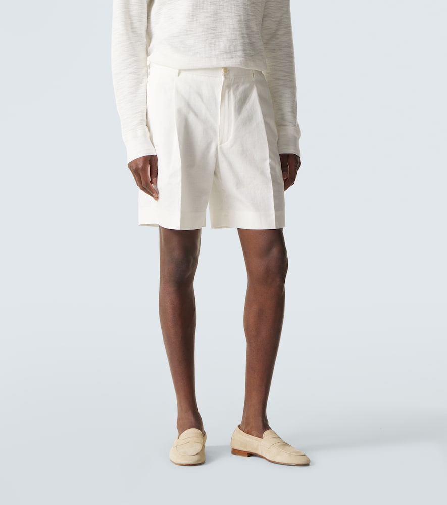 Linen And Cotton Shorts