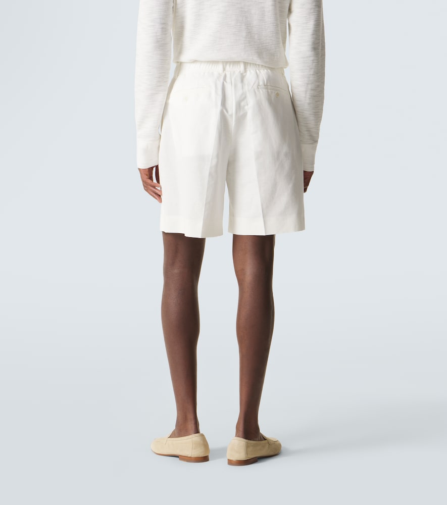  Brioni Brioni Linen And Cotton Shorts 
