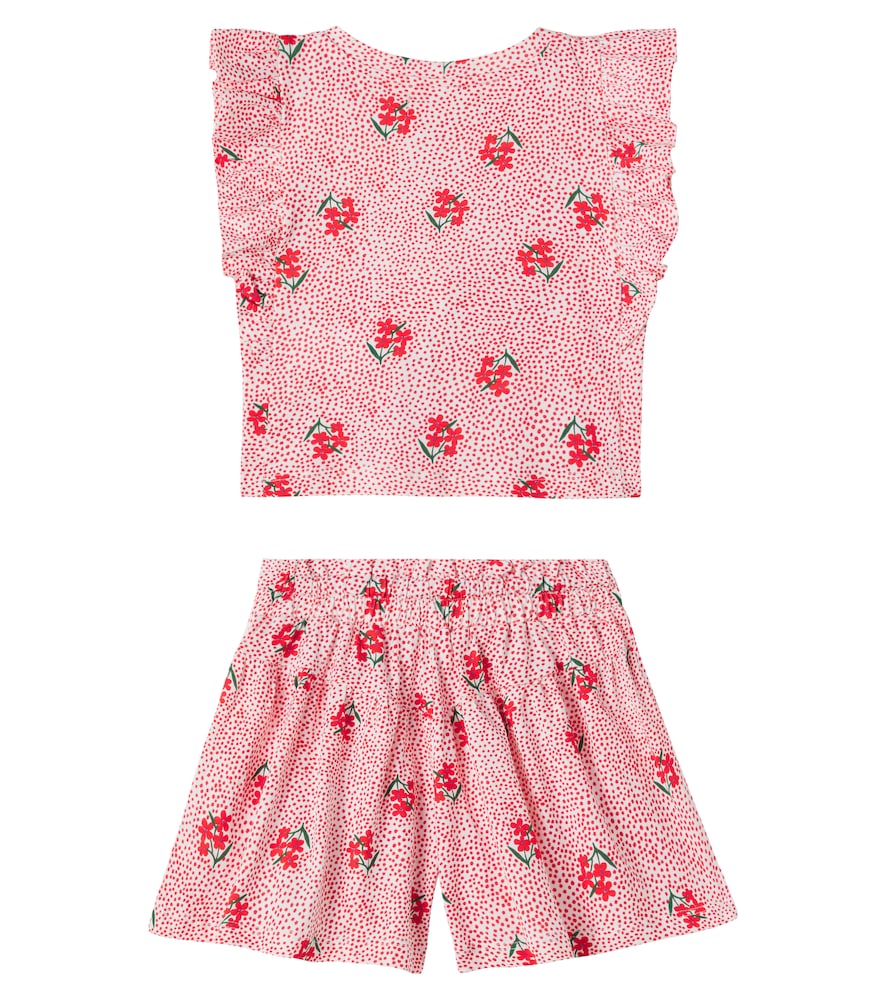  Fabula Fã¡bula Jardinzinho Cotton Top And Shorts Set 