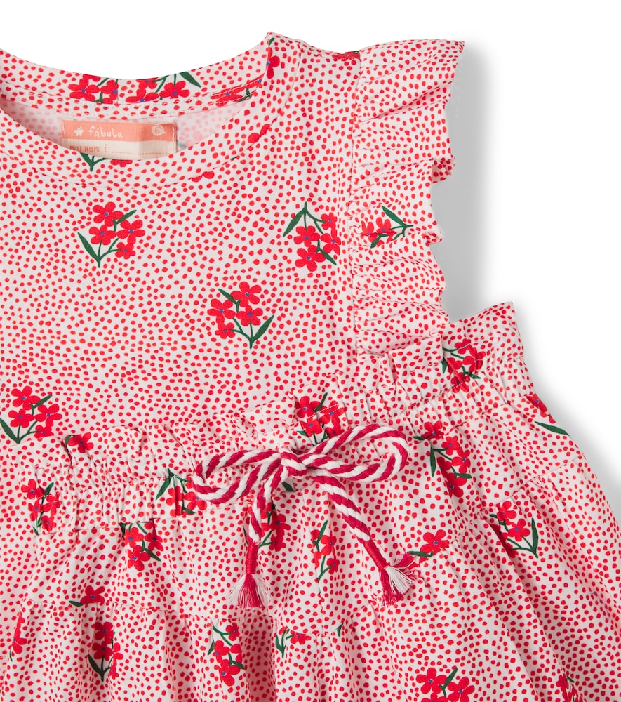  Fabula Fã¡bula Jardinzinho Cotton Top And Shorts Set 