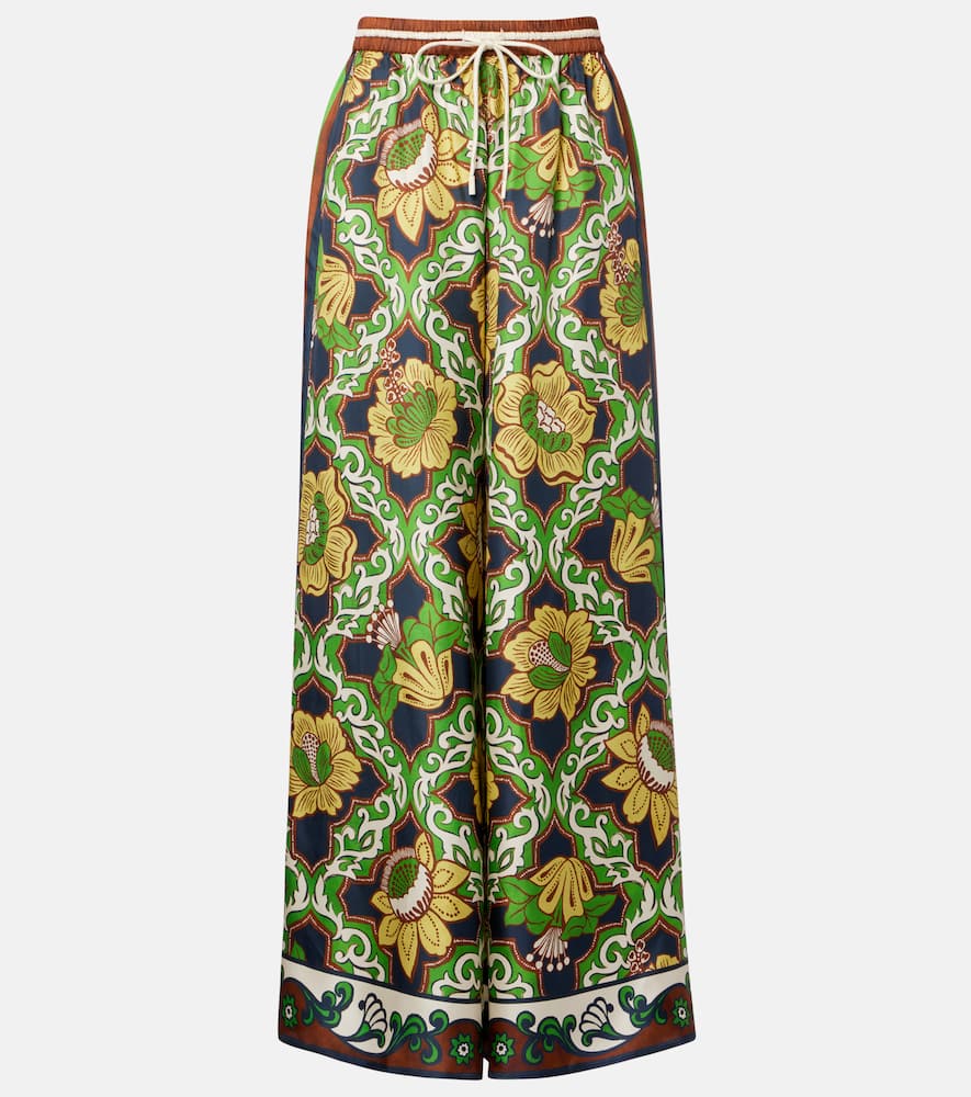 AlÃ©mais Pantaloni a palazzo Liana in seta