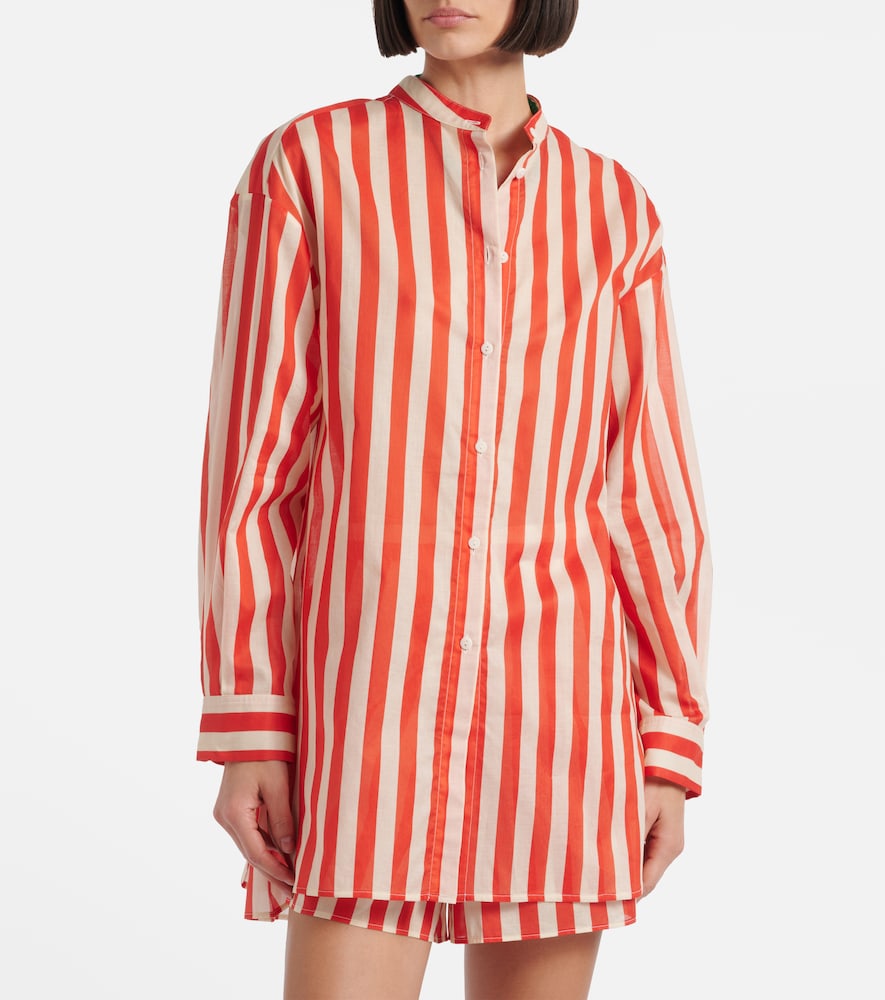 Duetto Striped Cotton Voile Shirt
