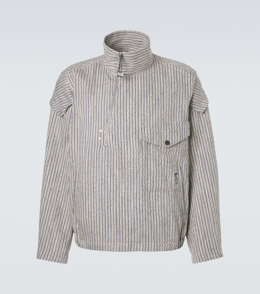 Kiko Kostadinov Farkas Cotton and Linen Blend Jacket