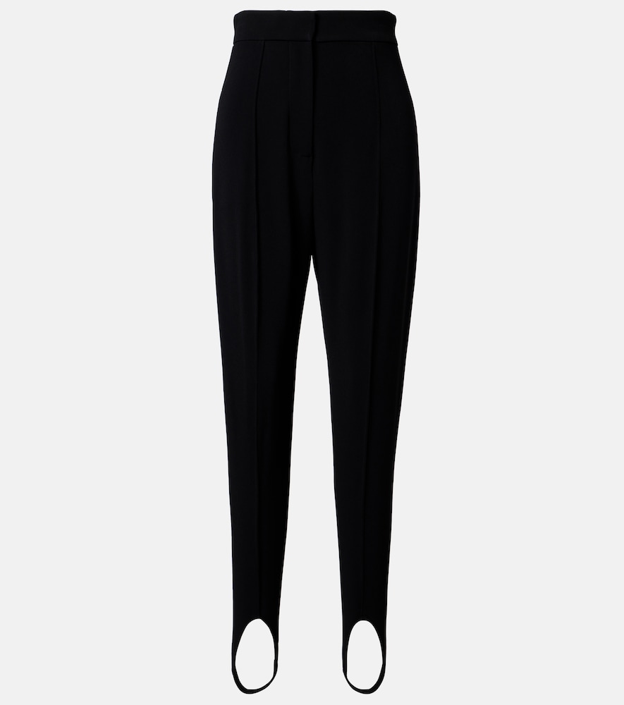 Stella Mccartney Women's Black High-Rise Jersey Stirrup Leggings UK Size 12 - Mytheresa