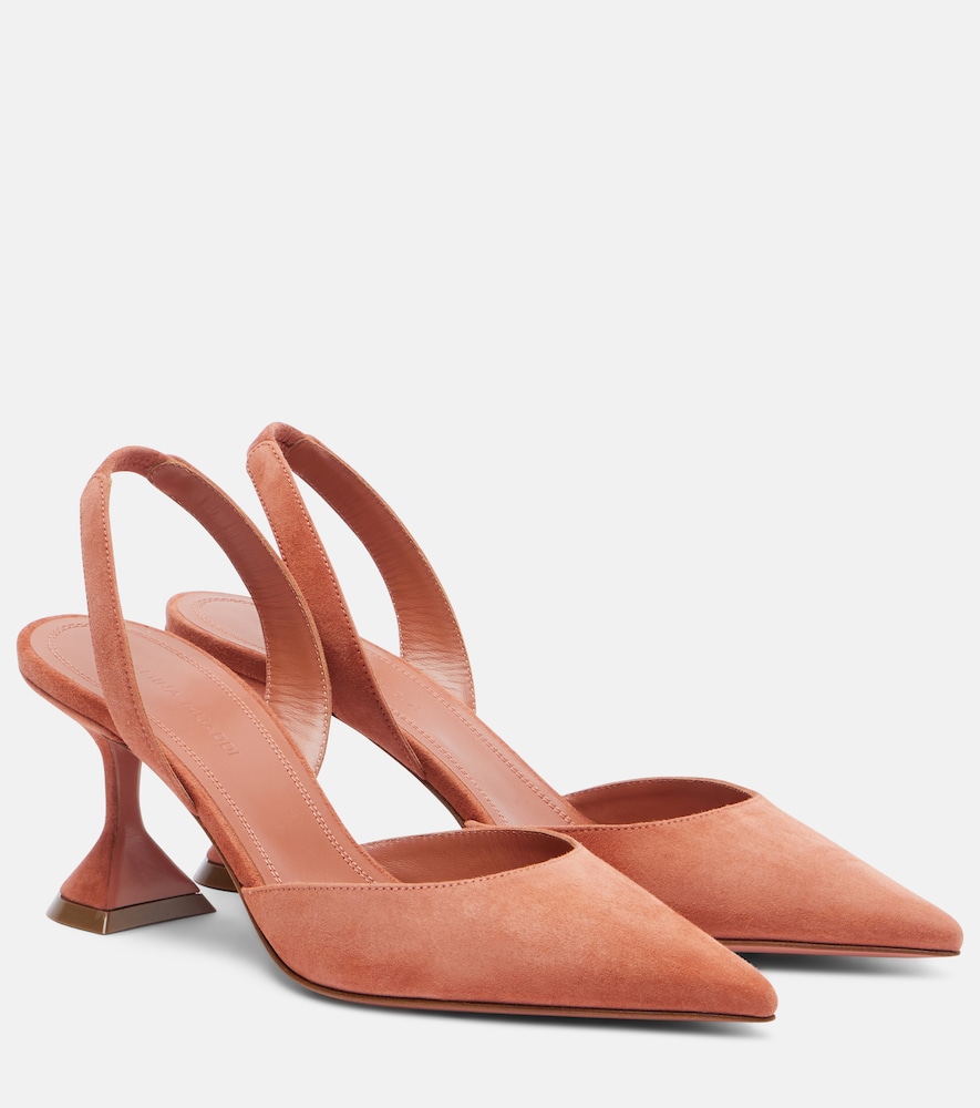 Slingback-Pumps Holli aus Veloursleder