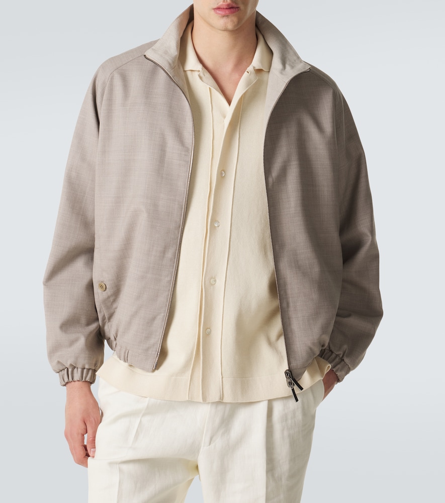  Stoffa Stã²ffa Reversible Wool And Linen Blouson Jacket 