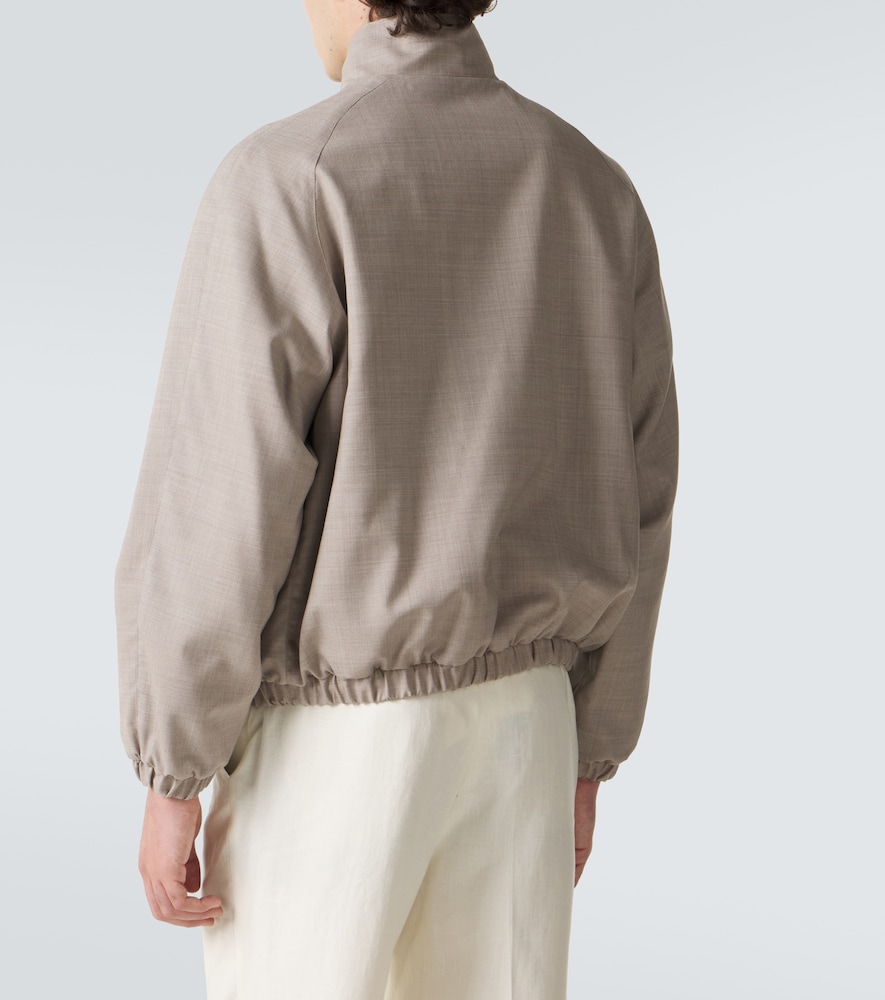  Stoffa Stã²ffa Reversible Wool And Linen Blouson Jacket 