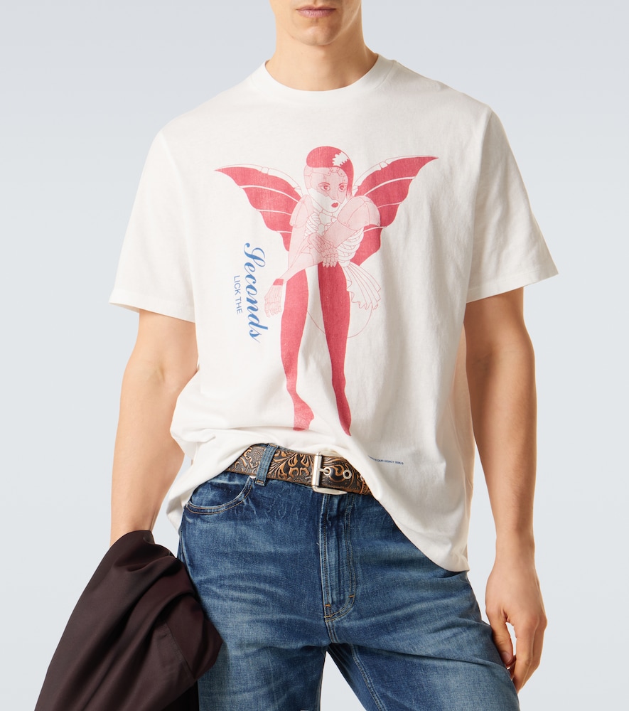 Box Printed Cotton Jersey T-Shirt