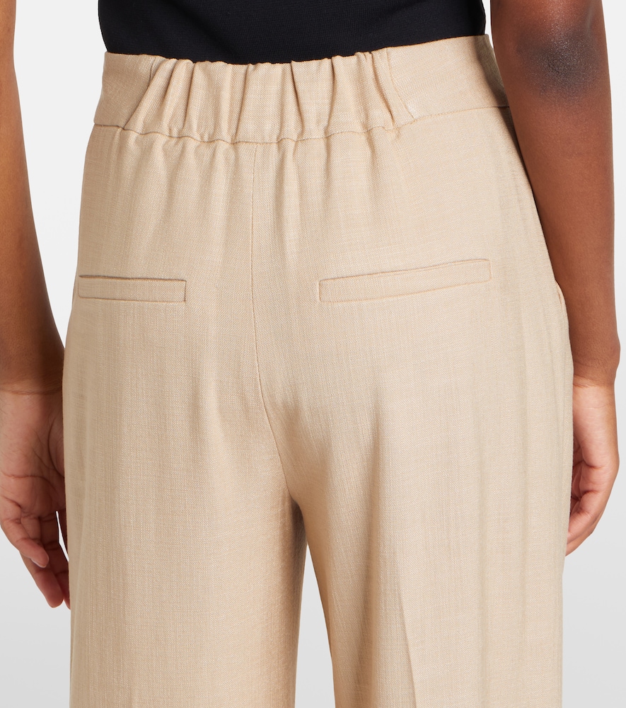  Veronica Beard Veronica Beard Pleated Flared Pants 