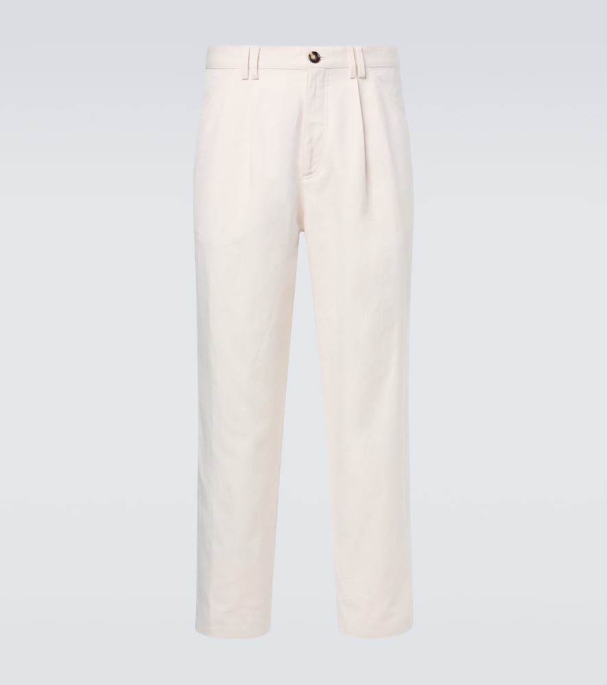 Tailored Linen Trouser by Brunello Cucinelli