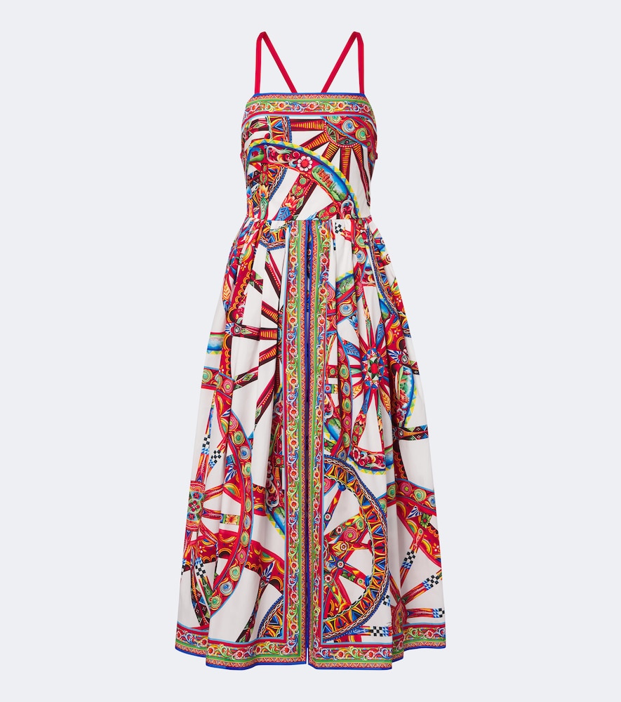 Midikleid Carretto aus Baumwoll-Popeline