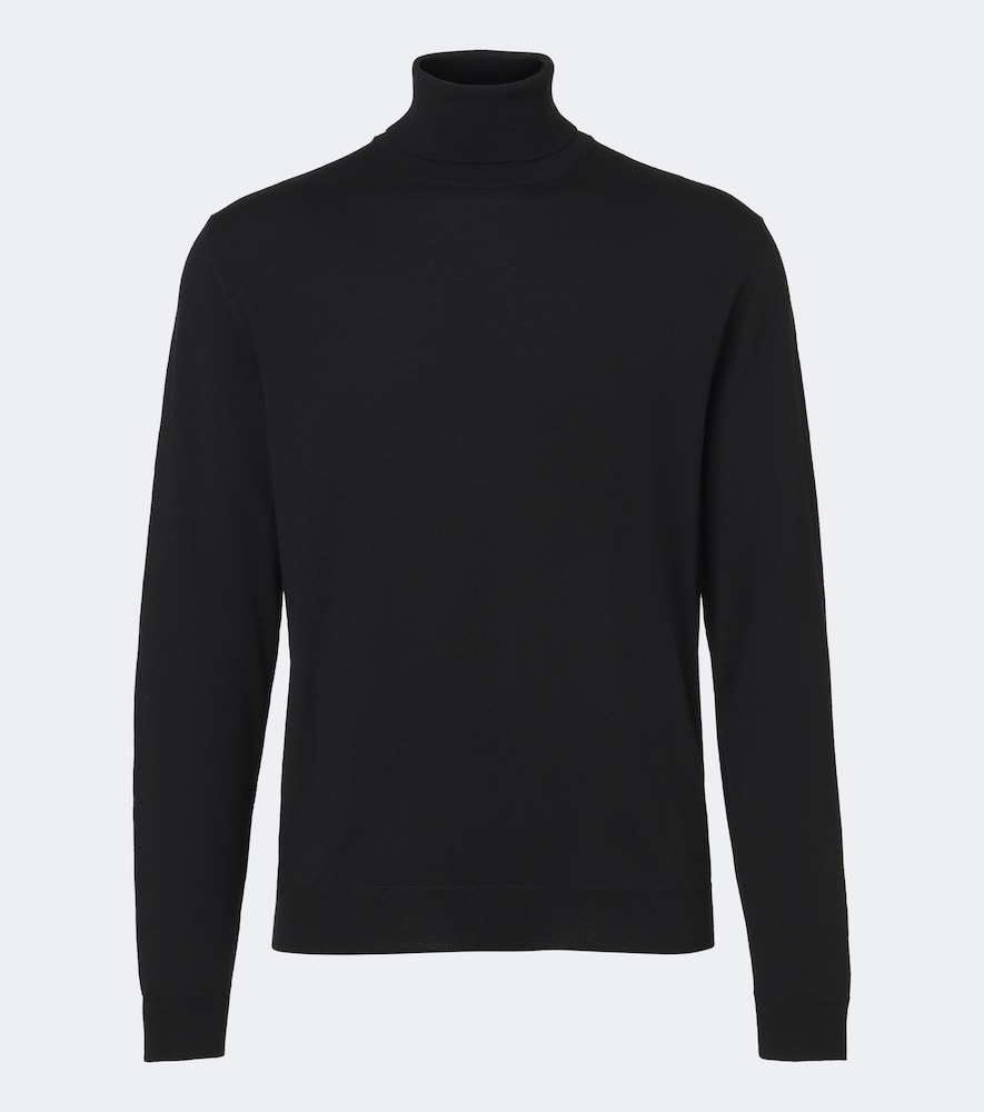 Slowear Men's Black Virgin Wool Turtleneck Sweater UK Size 40 - Mytheresa