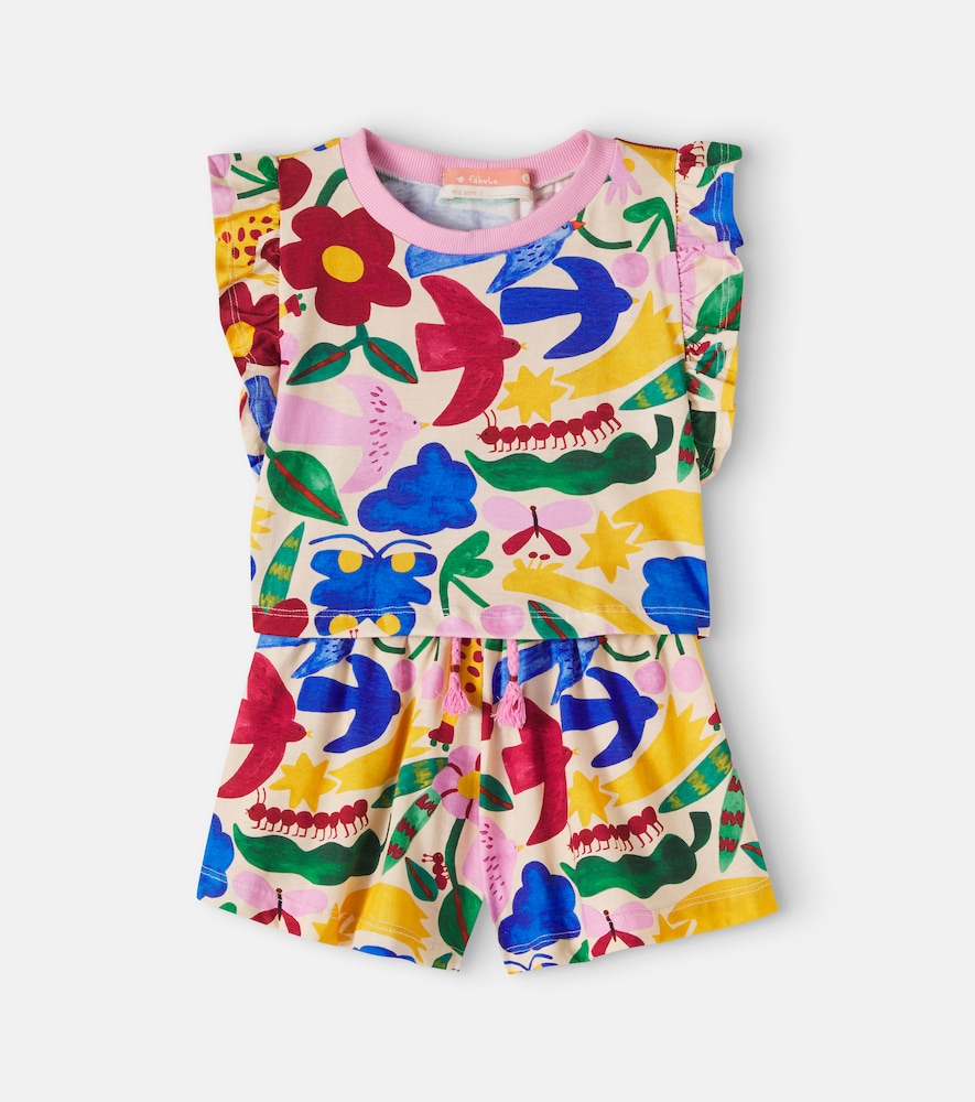 Fábula Set aus Top und Shorts aus Baumwolle