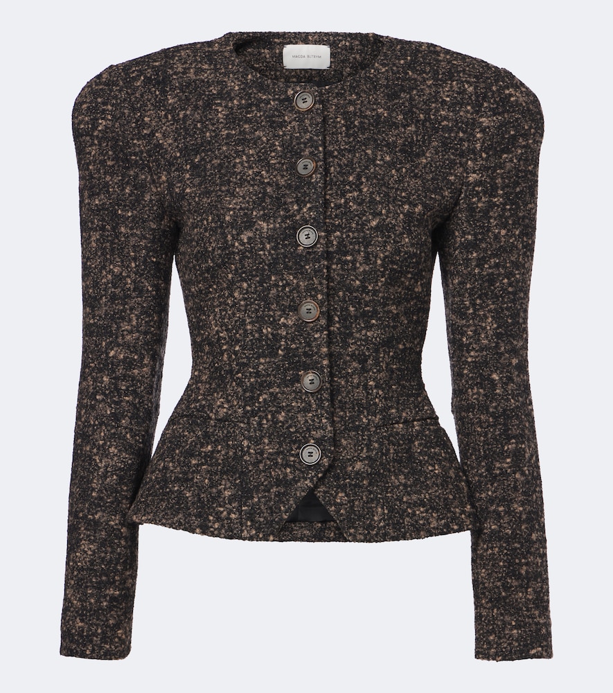 Jacke aus Bouclé