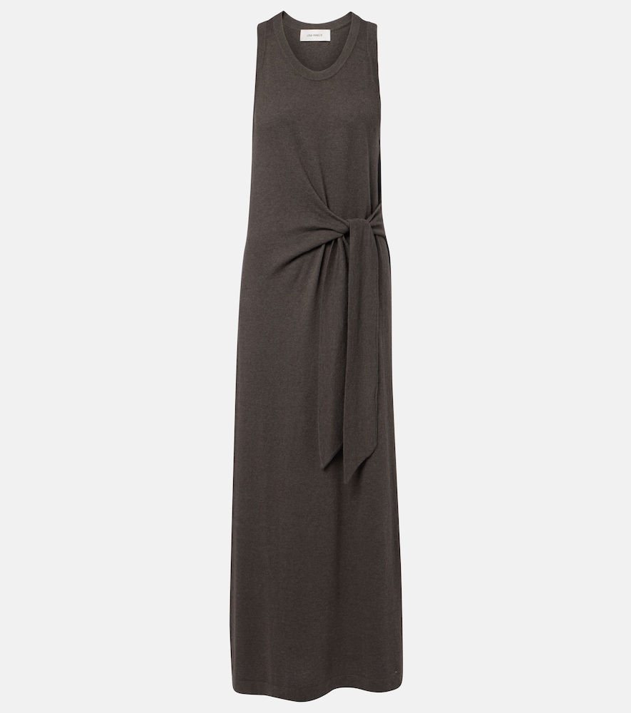 Lisa Yang Angeline cotton and cashmere maxi dress