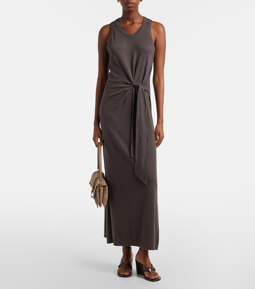Lisa Yang Angeline cotton and cashmere maxi dress