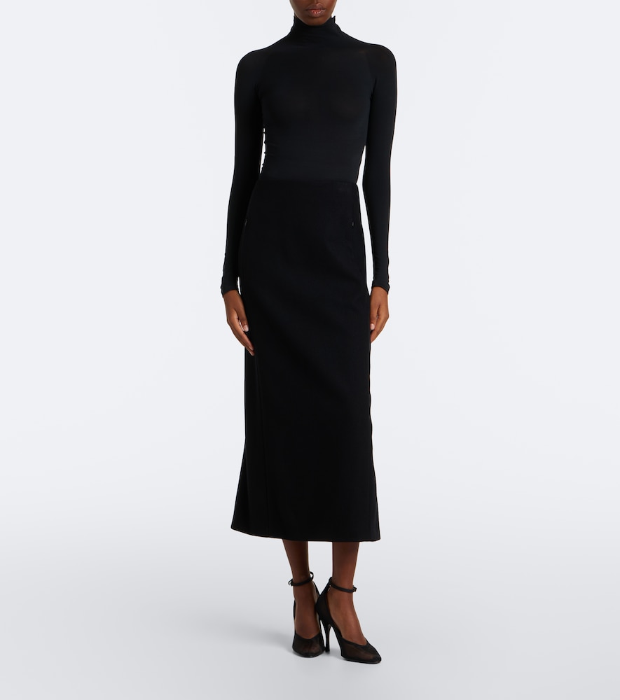 Alaïa Wool Pencil Skirt