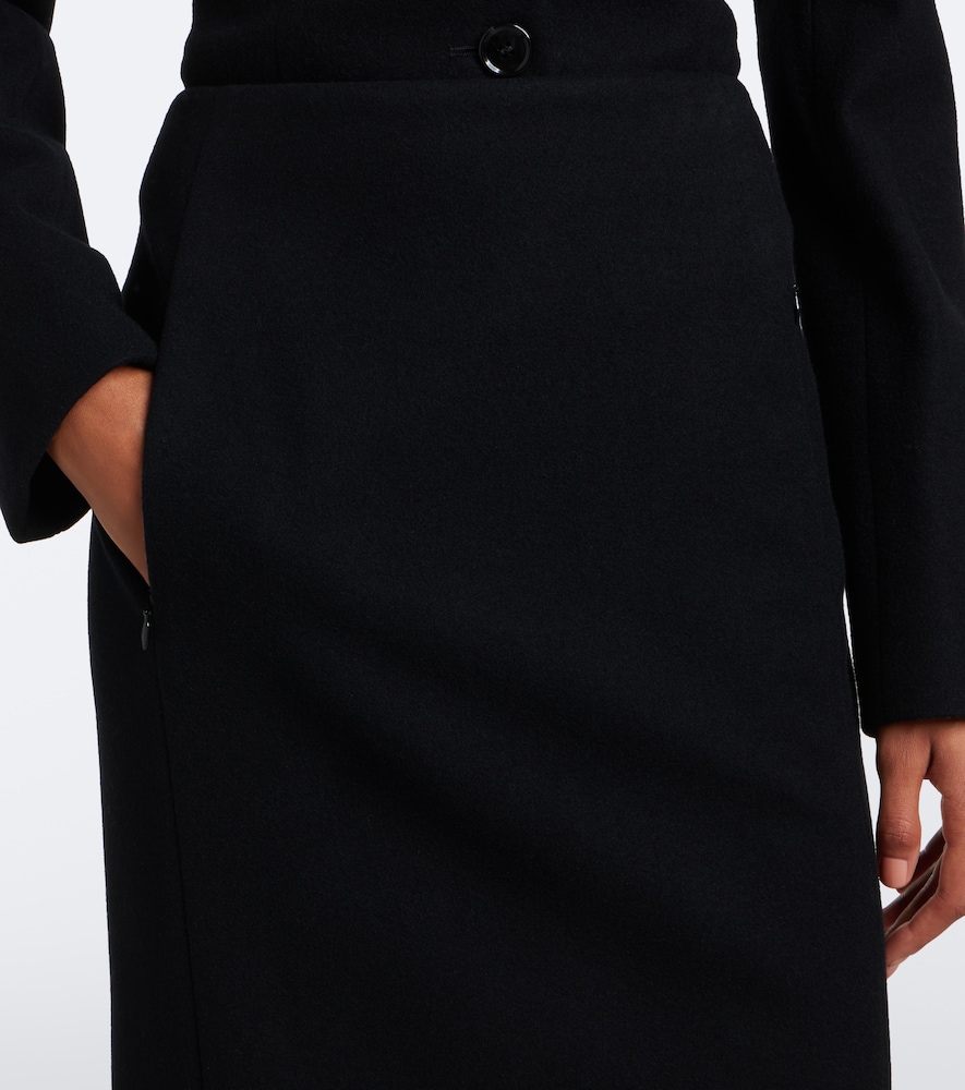 Alaïa Wool Pencil Skirt