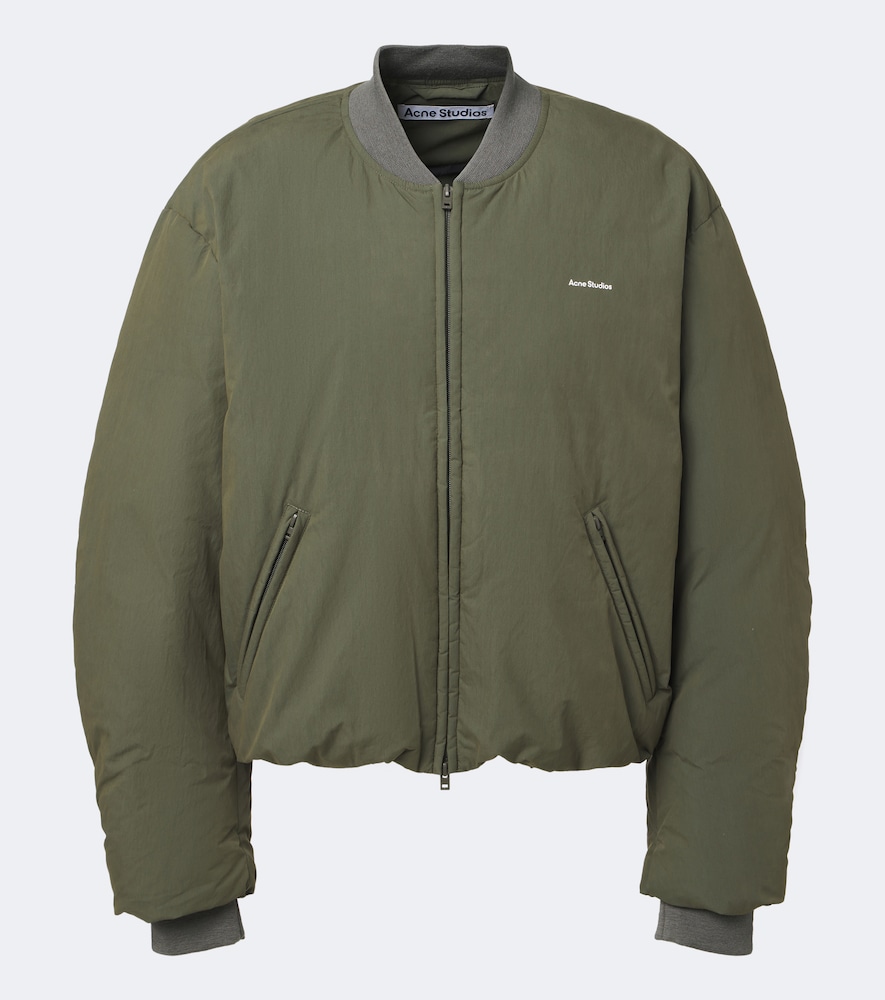 Acne Studios Acne Studios Cotton-blend poplin down bomber jacket