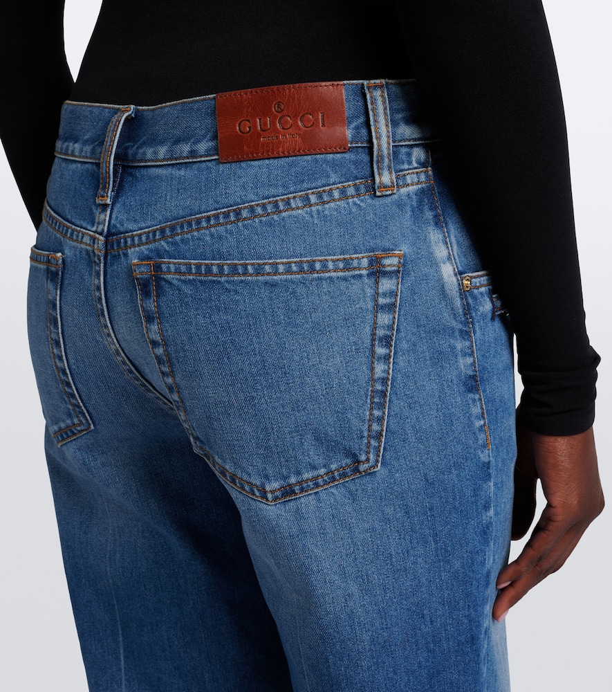 Horsebit Flared Jeans