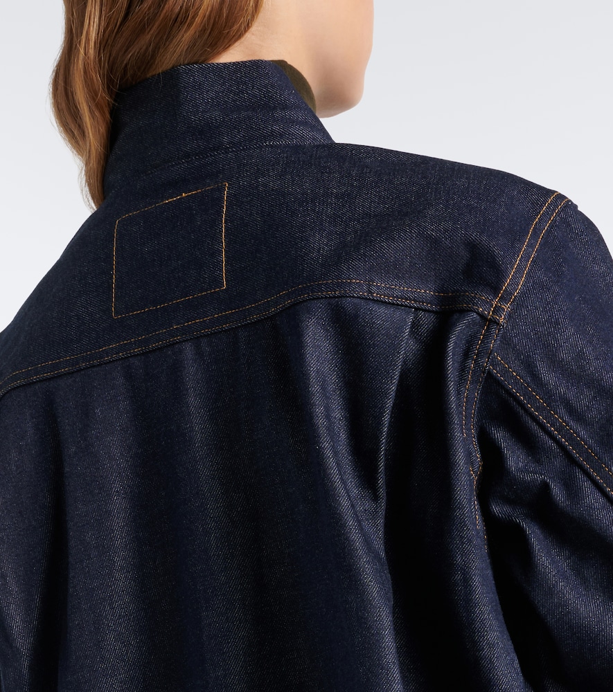Denim Bomber Jacket