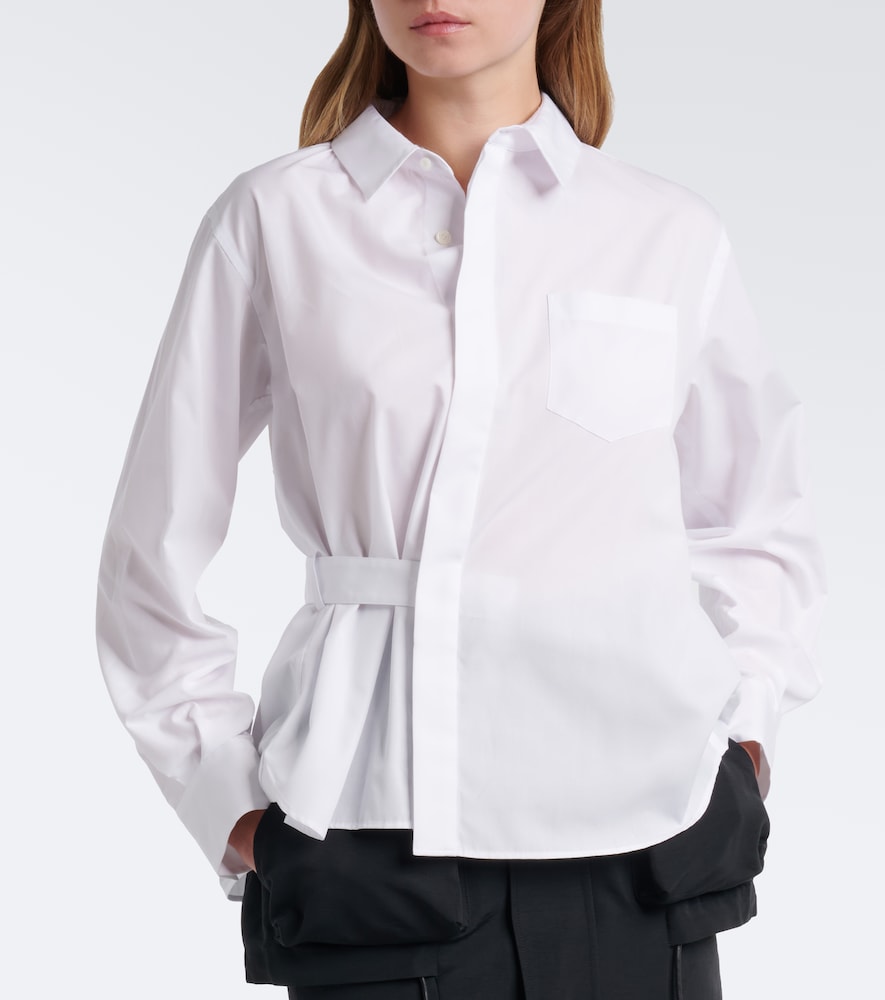 Cotton-Blend Poplin Shirt