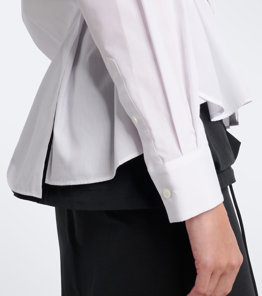 Cotton-Blend Poplin Shirt