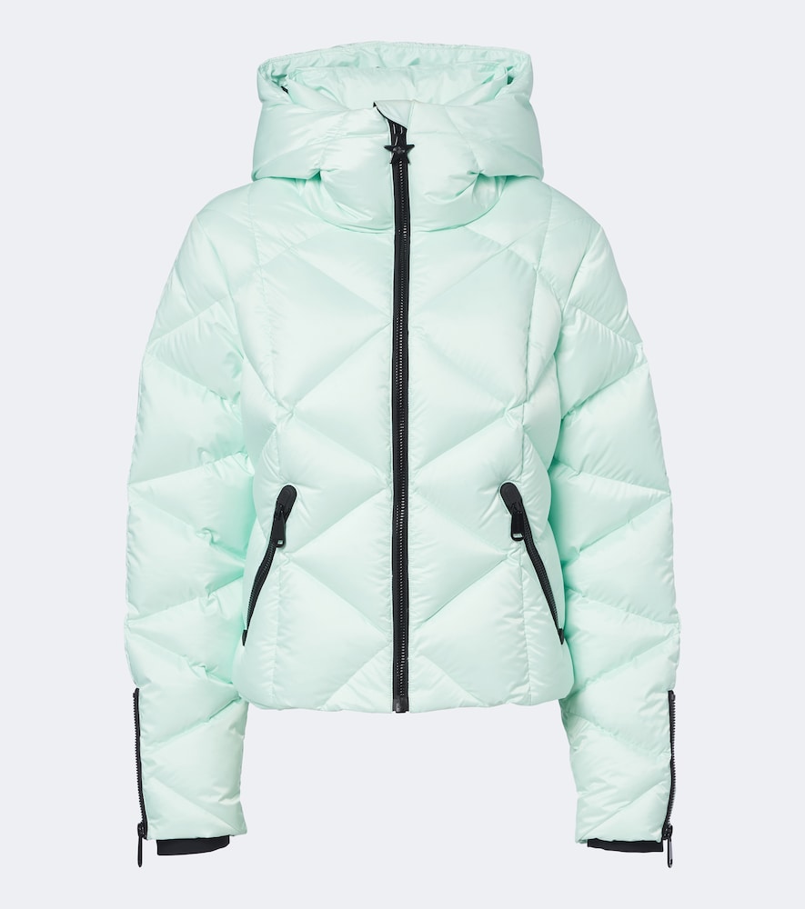 Goldbergh Harumi Hooded Quilted Ski Jacket In Blue
