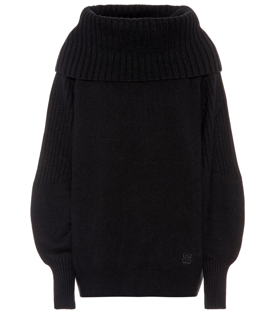 Givenchy Oversized Cashmere Sweater In Black