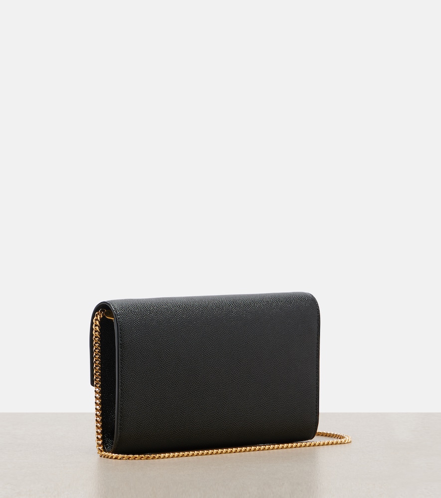 Saint Laurent Saint Laurent Uptown Leather Wallet On Chain 