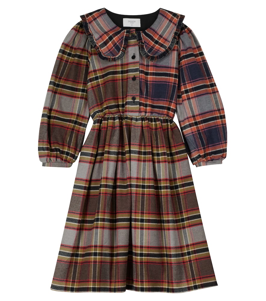 Paade Mode Checked cotton dress