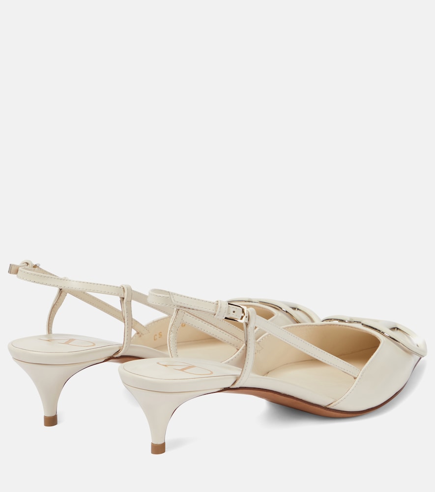  Valentino Garavani Valentino Garavani Slingback-pumps Vlogo Signature 50 Aus Leder 