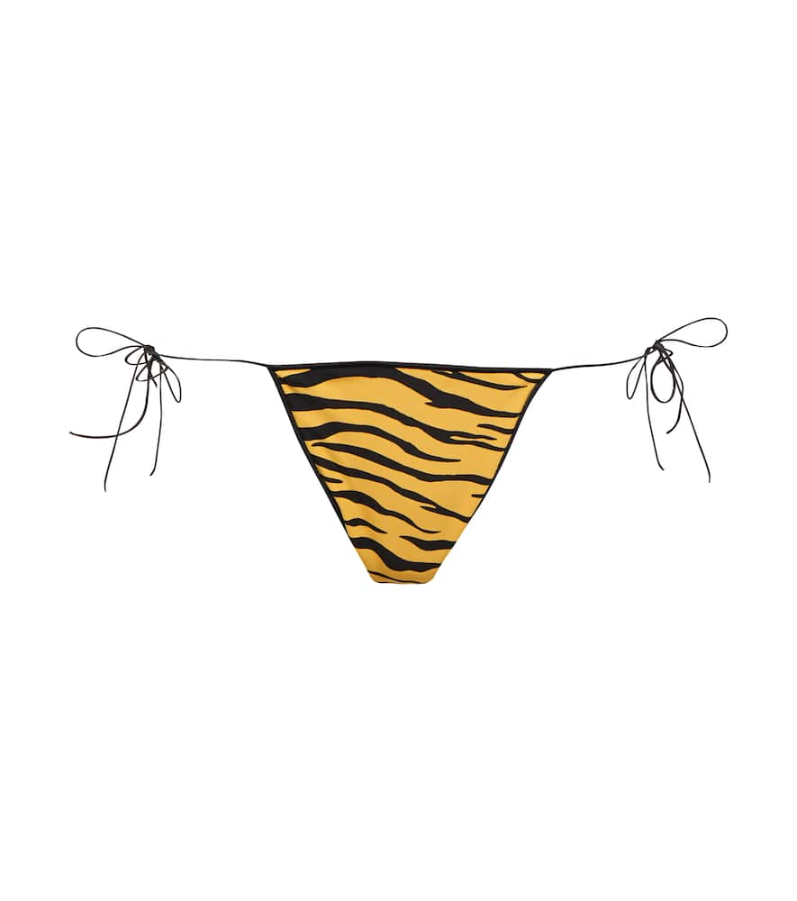Tropic of C The C zebra-print bikini bottoms