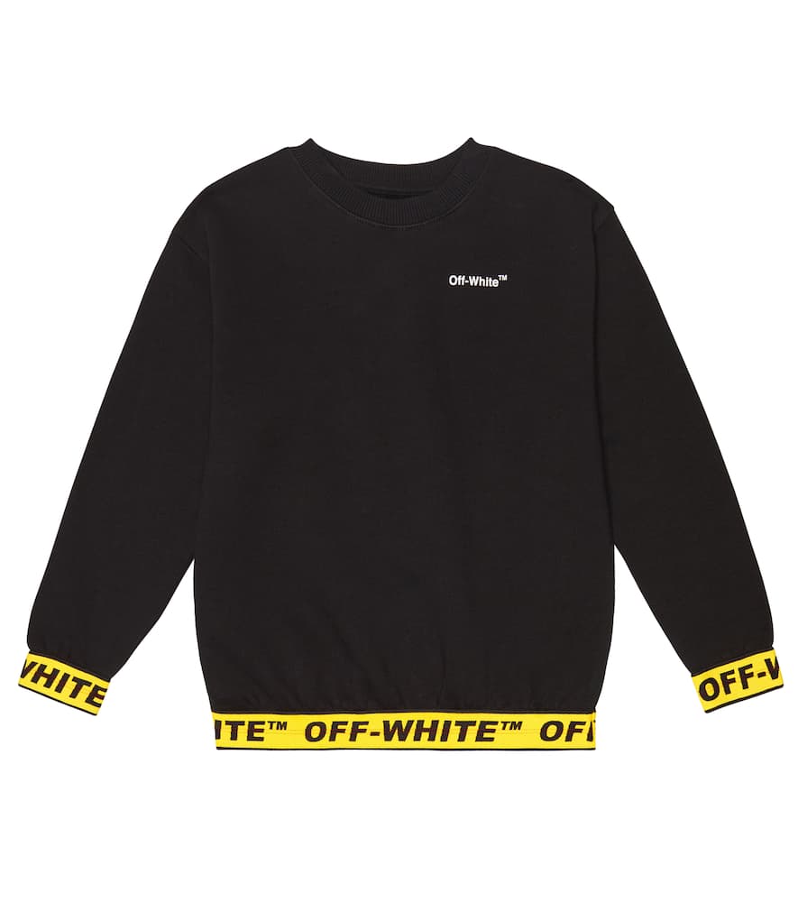 Off-White Kids Logo cotton jersey sweatshirt