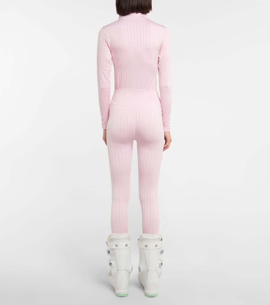 CORDOVA BASE LAYER RIBBED-KNIT LEGGINGS