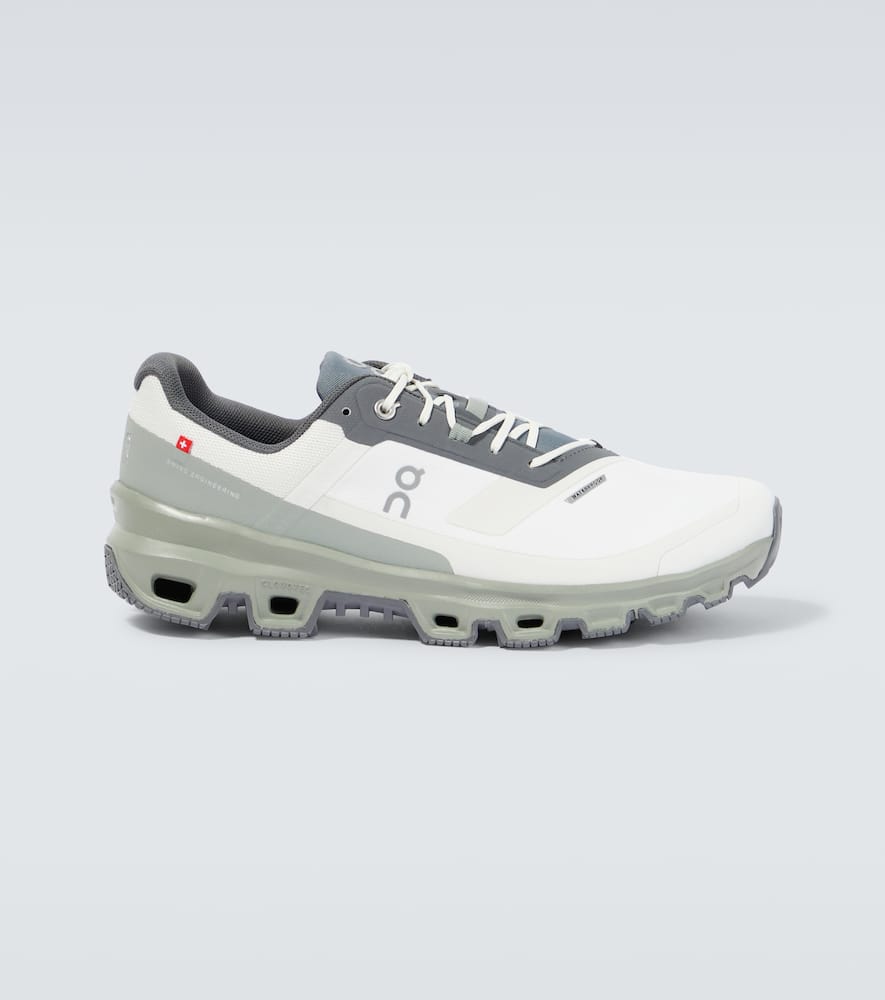 On Cloudventure Waterproof Trail Running Shoe In Ice ~ Kelp