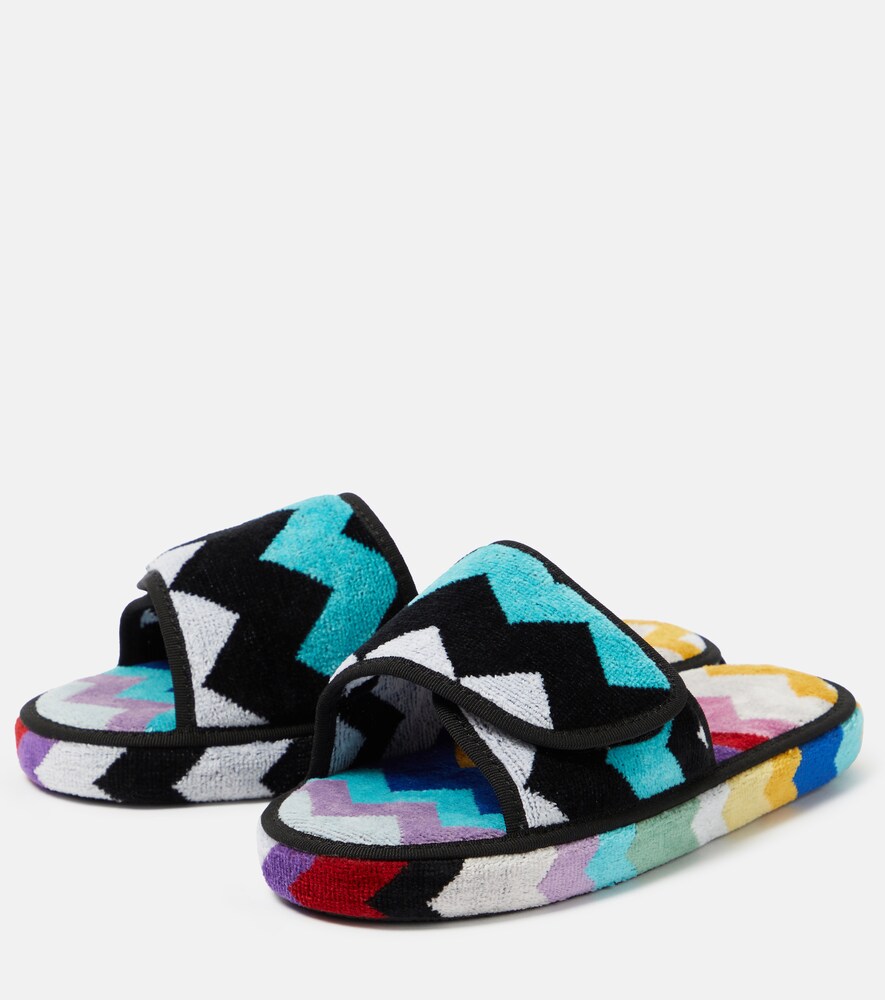  Missoni Missoni Pantoletten Cyrus Aus Baumwollfrottee 