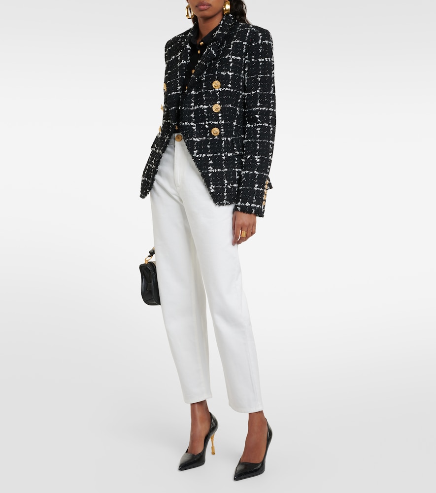 Balmain High-rise straight jeans