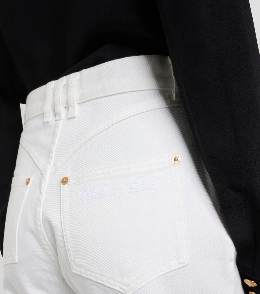  Balmain Balmain High-rise Straight Jeans 