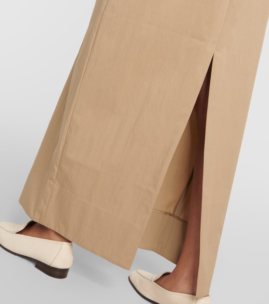  Co Co Off-shoulder Cotton-blend Maxi Dress 